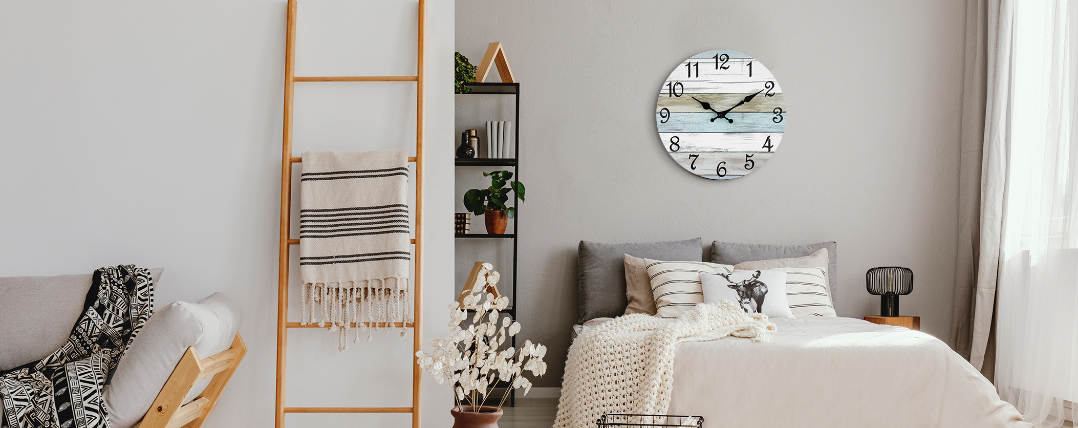 CHYLIN bathroom wall clock 10 inch